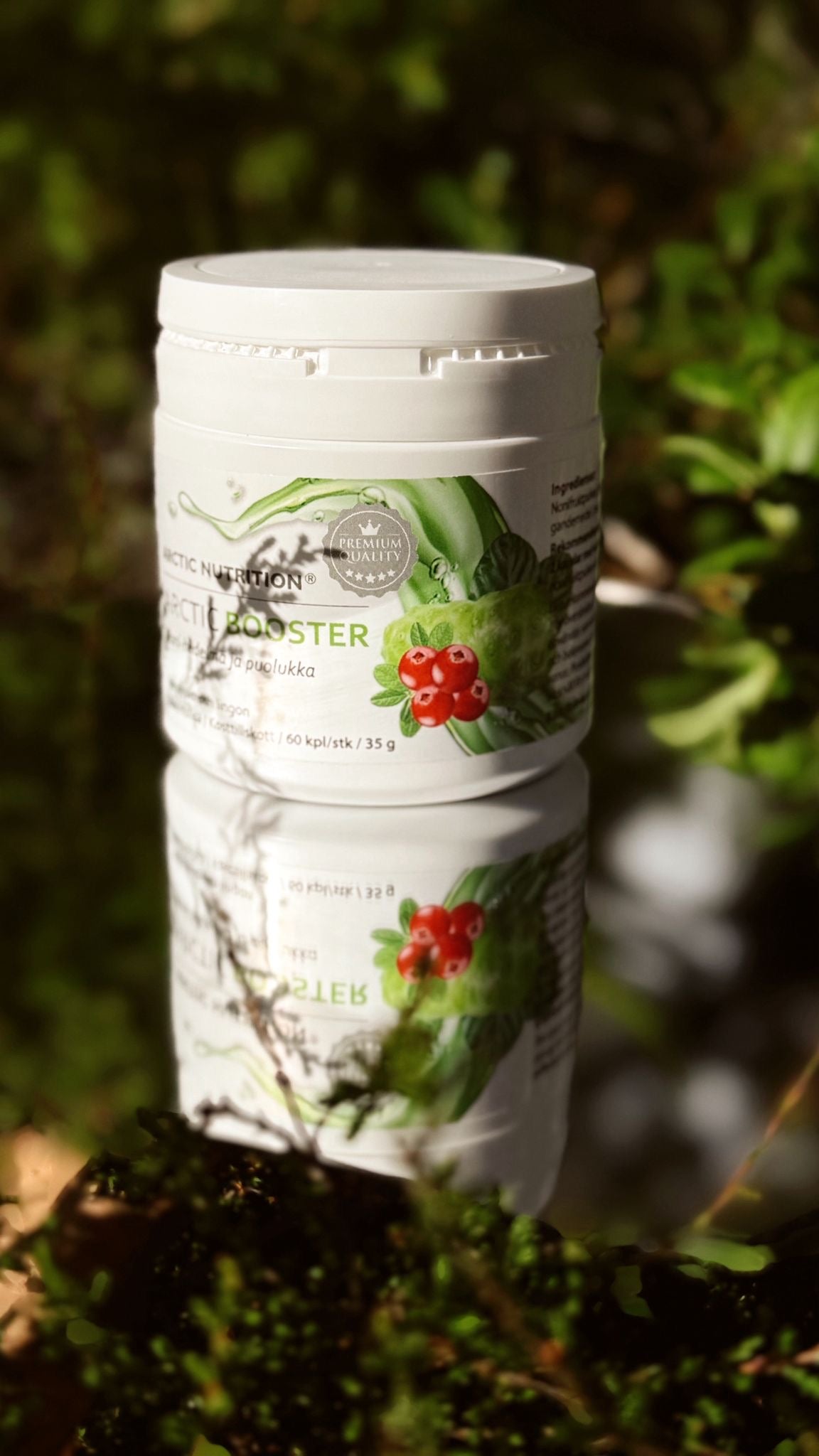 Arctic Booster – Puolukka & Noni-hedelmä