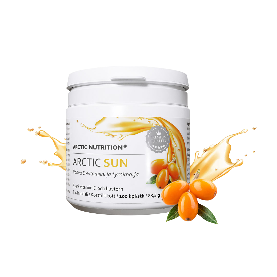 Arctic Sun – D3-vitamiini & tyrnimarja