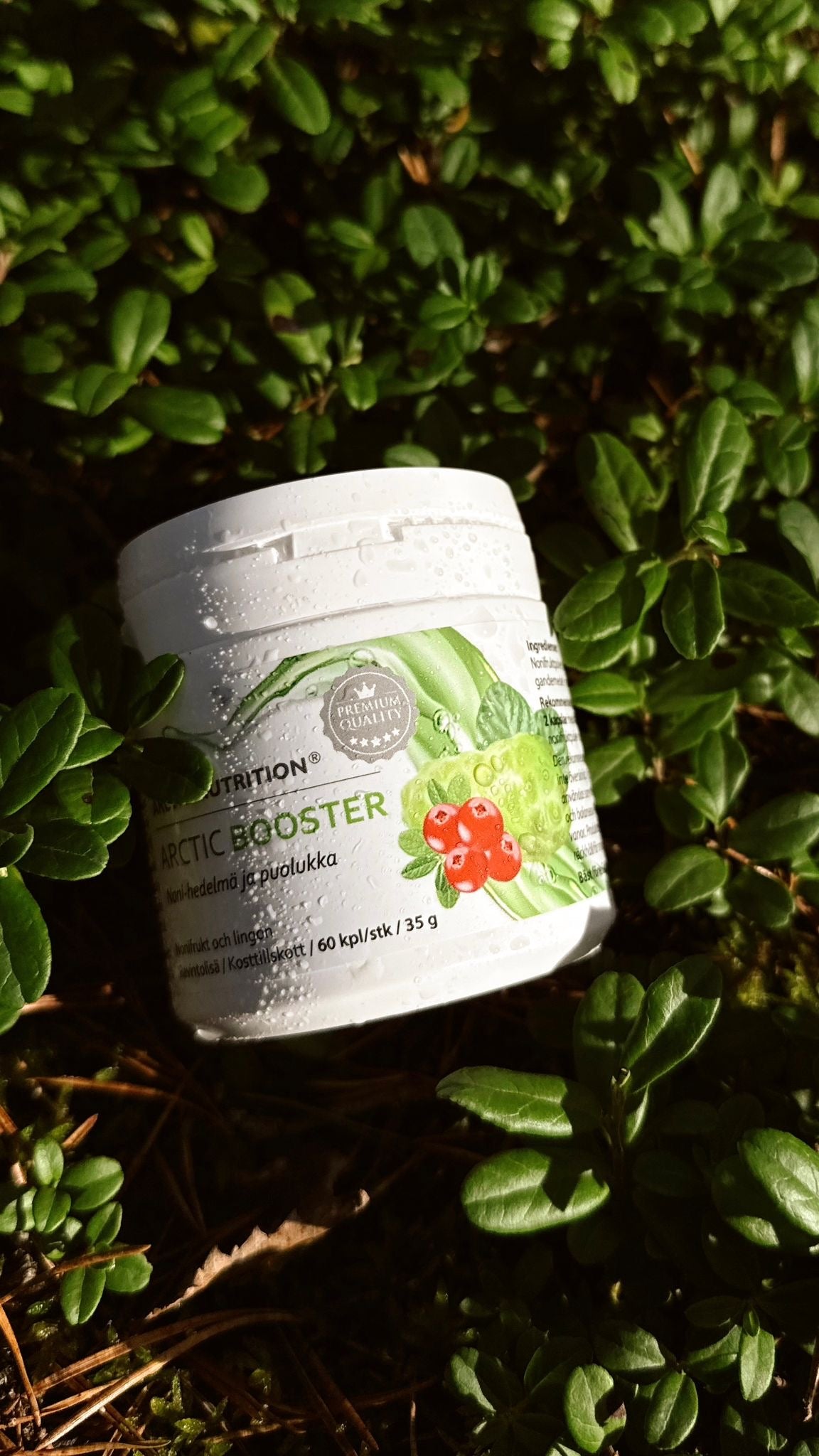 Arctic Booster – Puolukka & Noni-hedelmä
