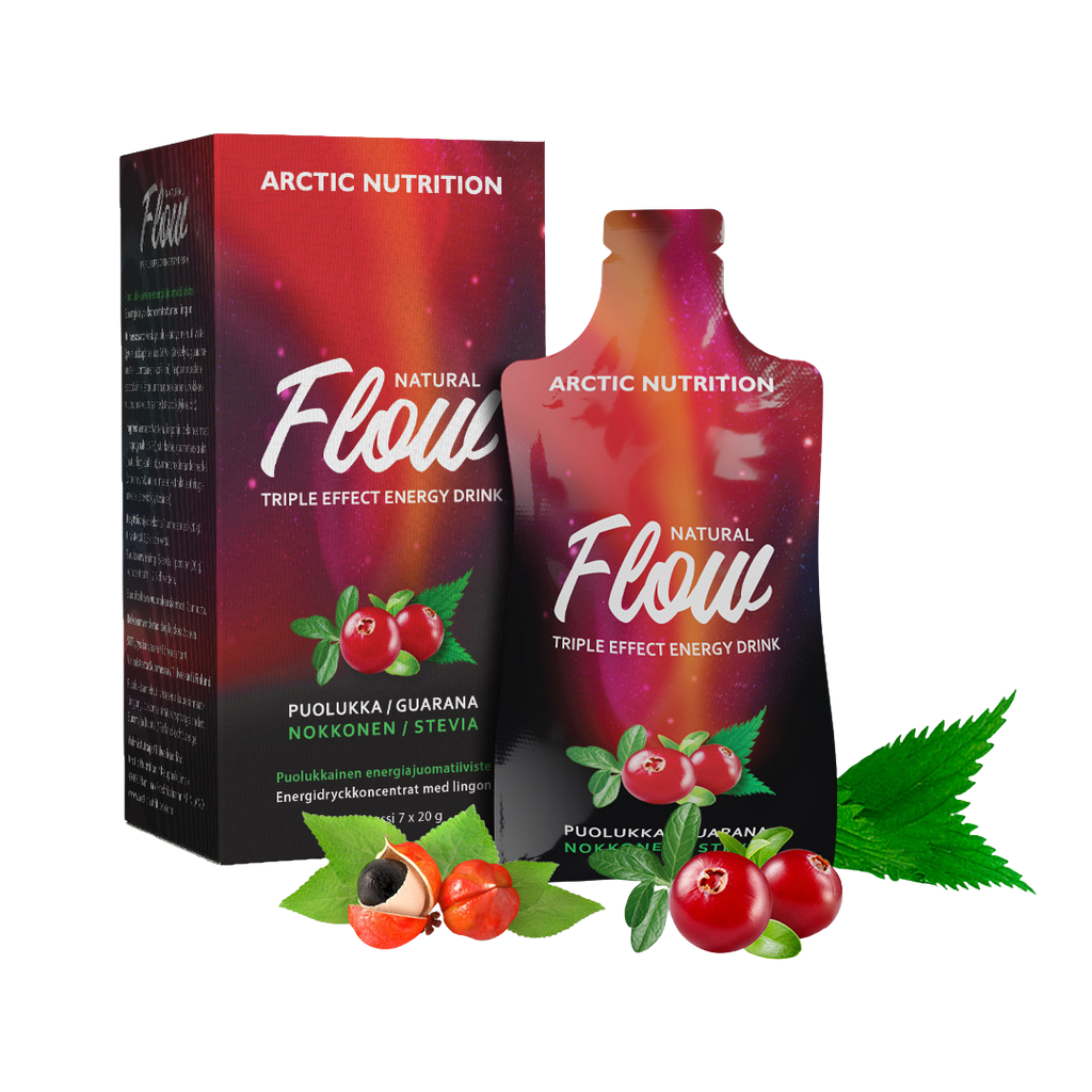 Flow-energiajuoma / Puolukka