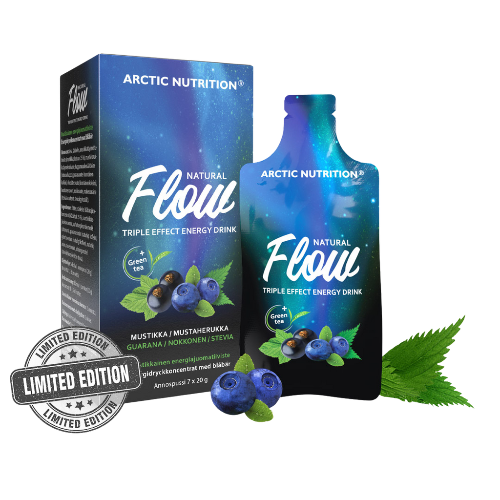 Flow-energiajuoma / Mustikka