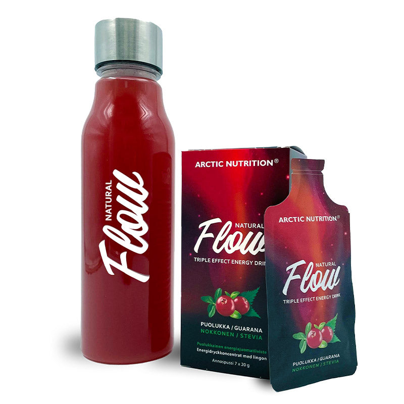 Flow-energiajuoma / Puolukka