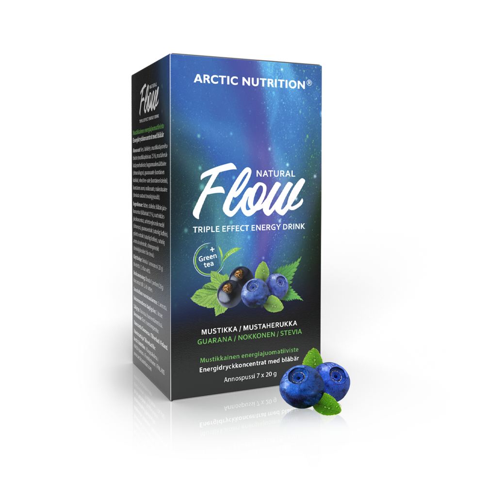 Flow-energiajuoma / Mustikka