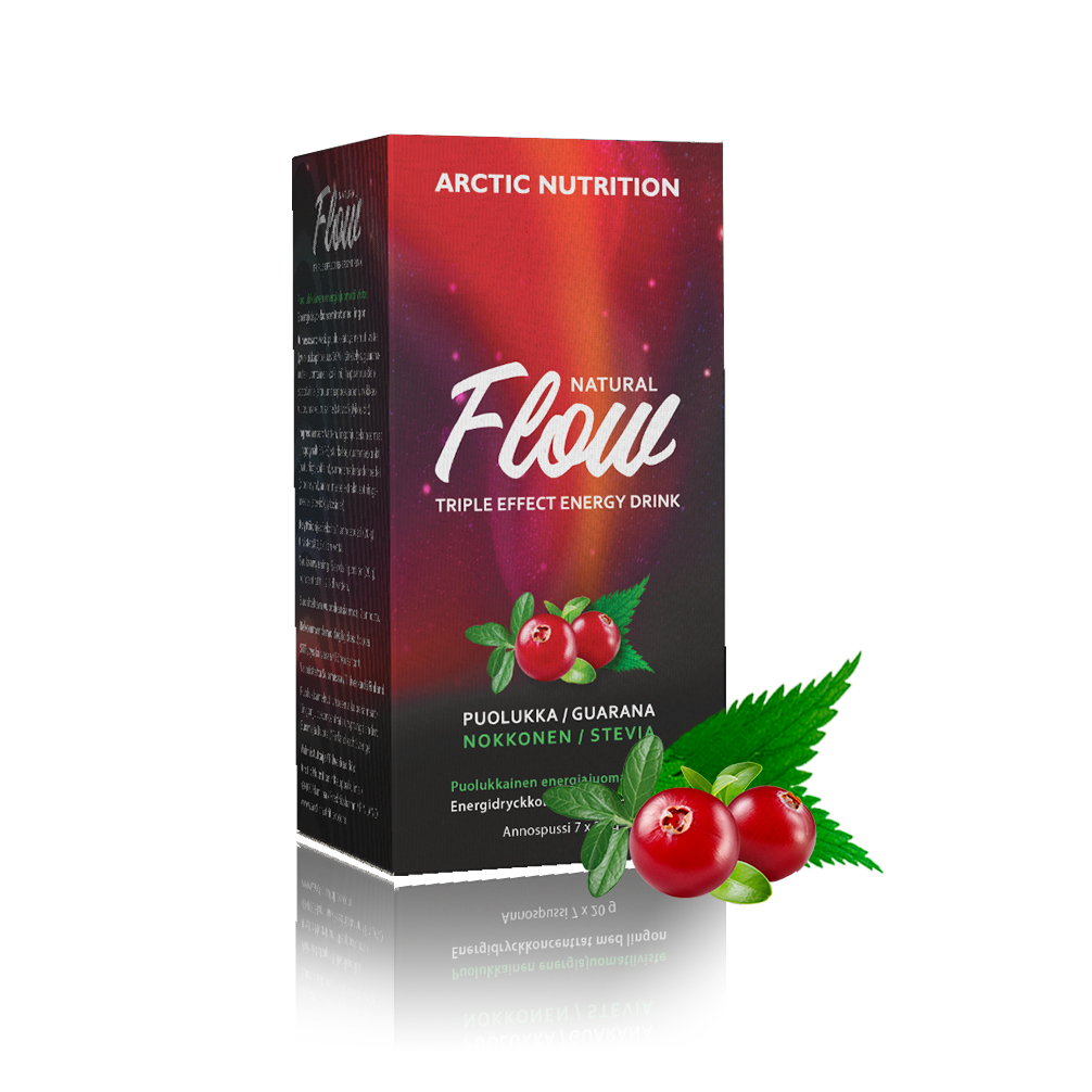 Flow-energiajuoma / Puolukka